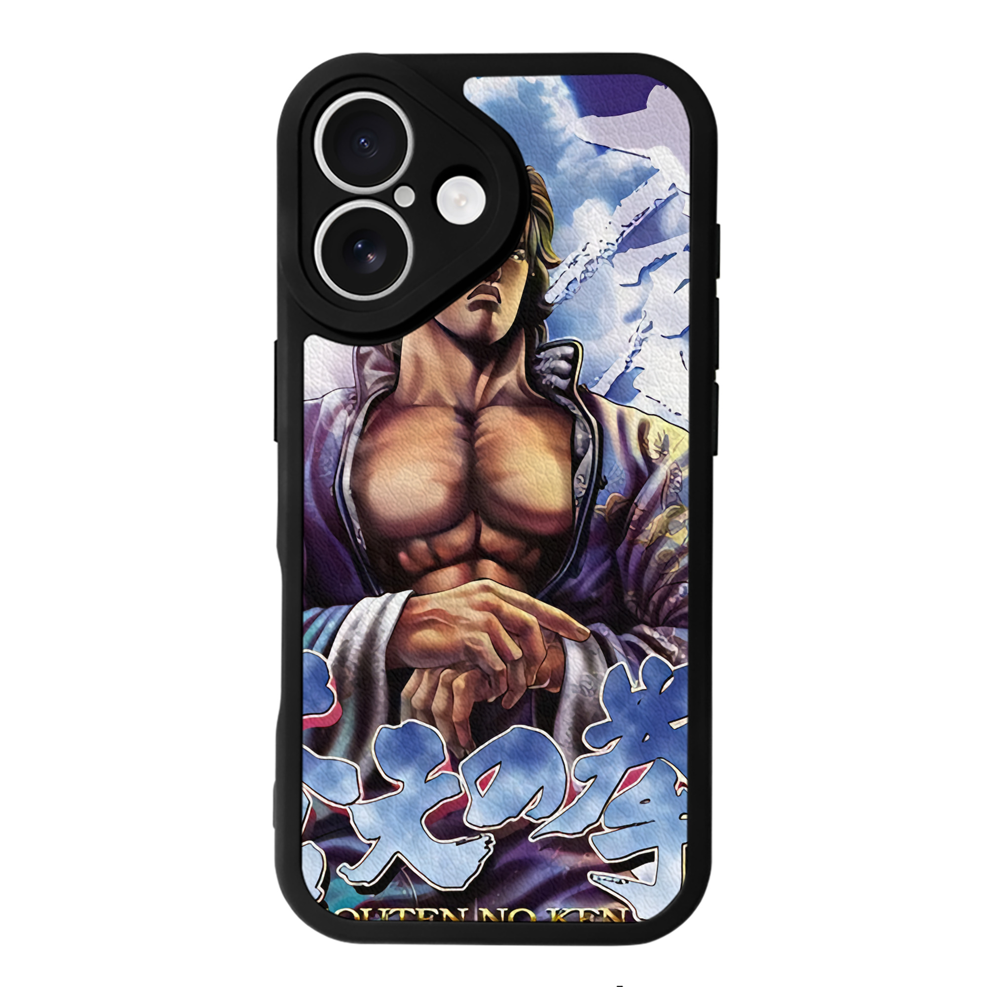 （画像用） 北斗の拳 Fist of the North Star 【iPhone 16シリーズ対応】シリコンスマホケース（レザー調） 材質：シリコン